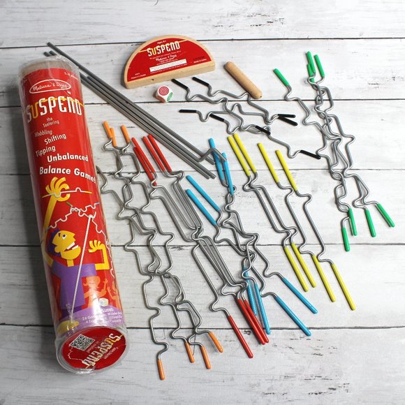 Melissa & Doug Suspend Balance Building Puzzle Brain Teaser Family Game - Picture 1 of 4